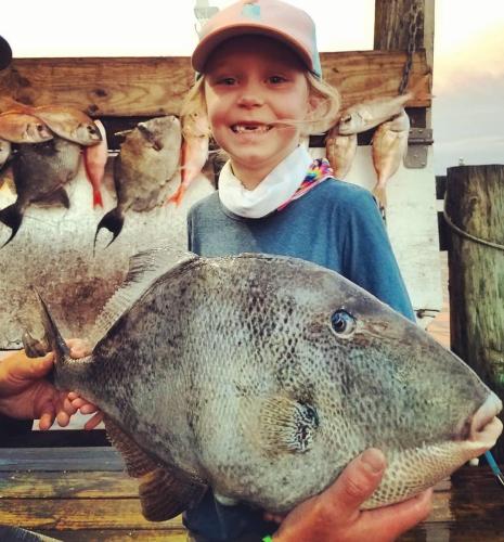 Spring Break Fishing Charter - Triggerfish